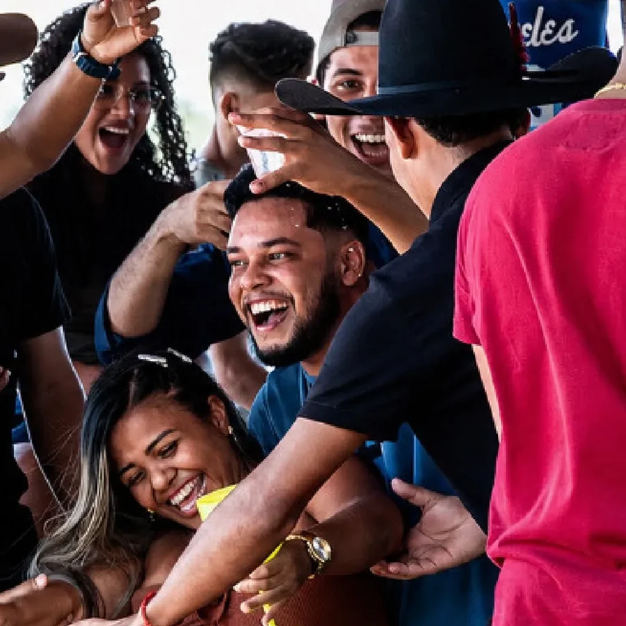 Público animado durante um evento da Casa do Agro